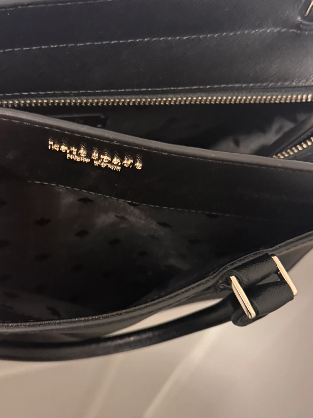 Kate Spade Black Leather Satchel Handbag - photo 4