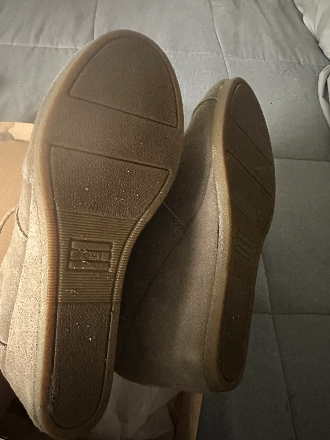 TOMS Suede Wedge Booties - photo 3