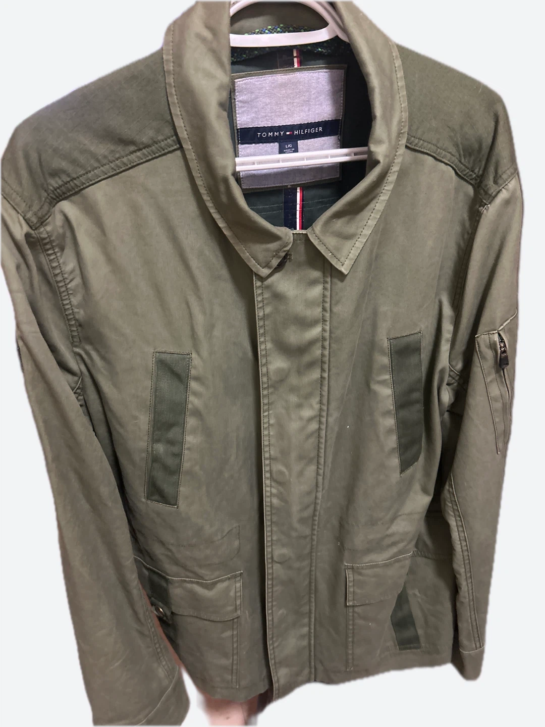 Men’s Tommy Hilfiger Green Utility Jacket