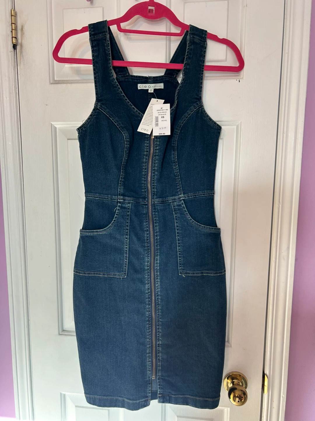 Cleo Petites Denim Dress - XS