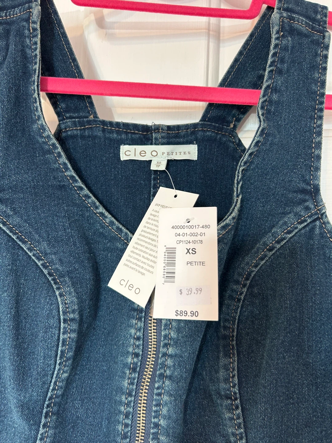 Cleo Petites Denim Dress - XS - photo 2