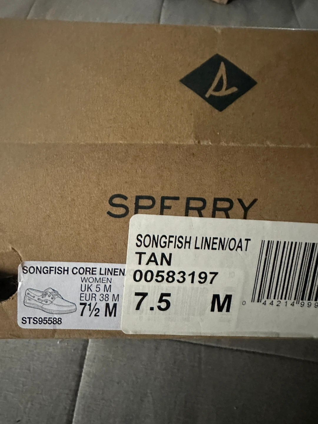 Sperry Linen/Oat Boat Shoes - photo 5
