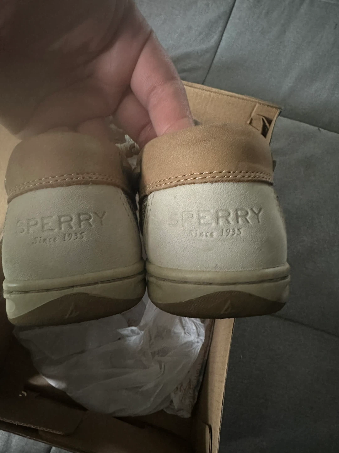 Sperry Linen/Oat Boat Shoes - photo 4