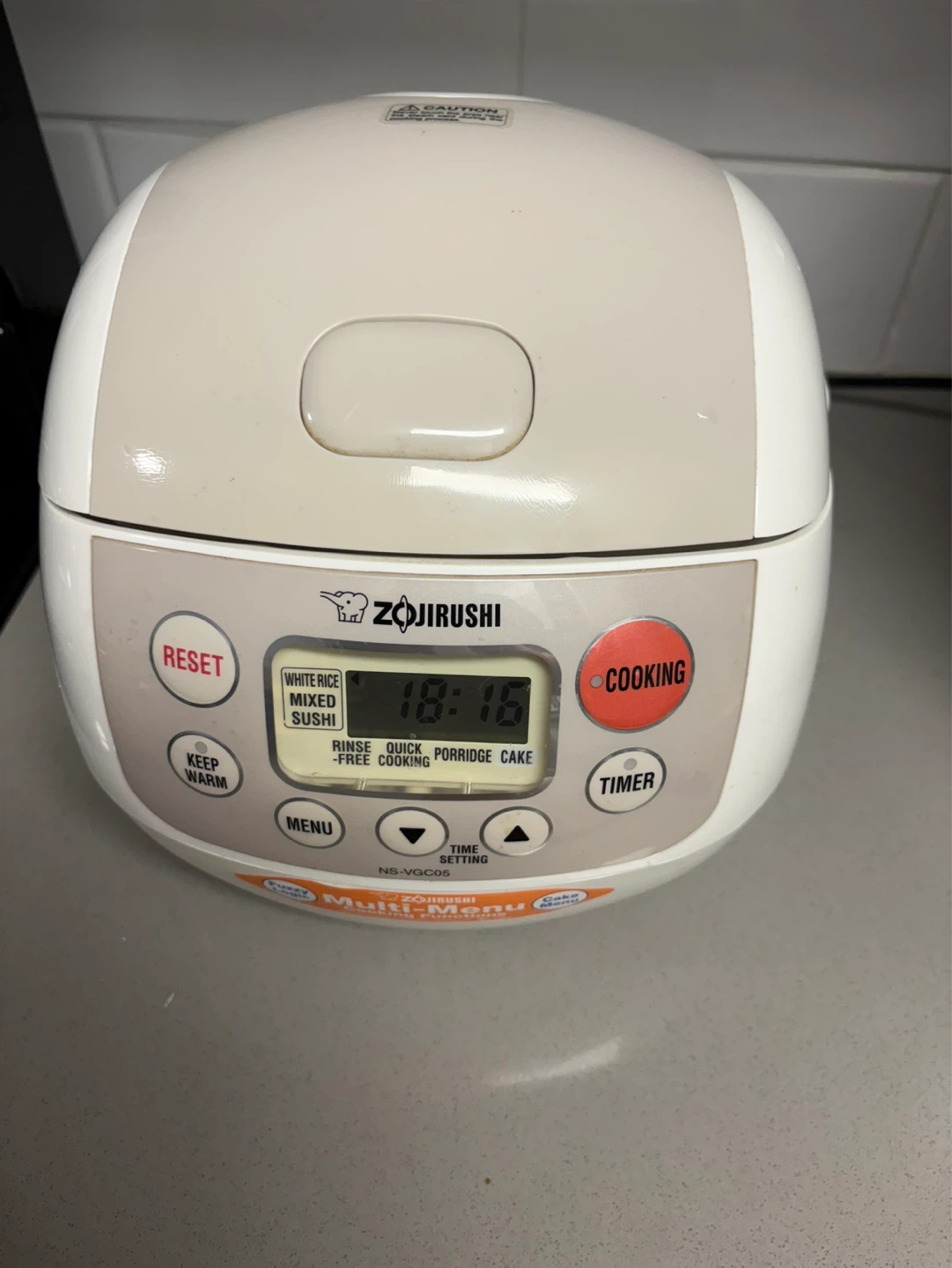 Zojirushi NS-VGC05 Multi-Menu Rice Cooker - photo 5