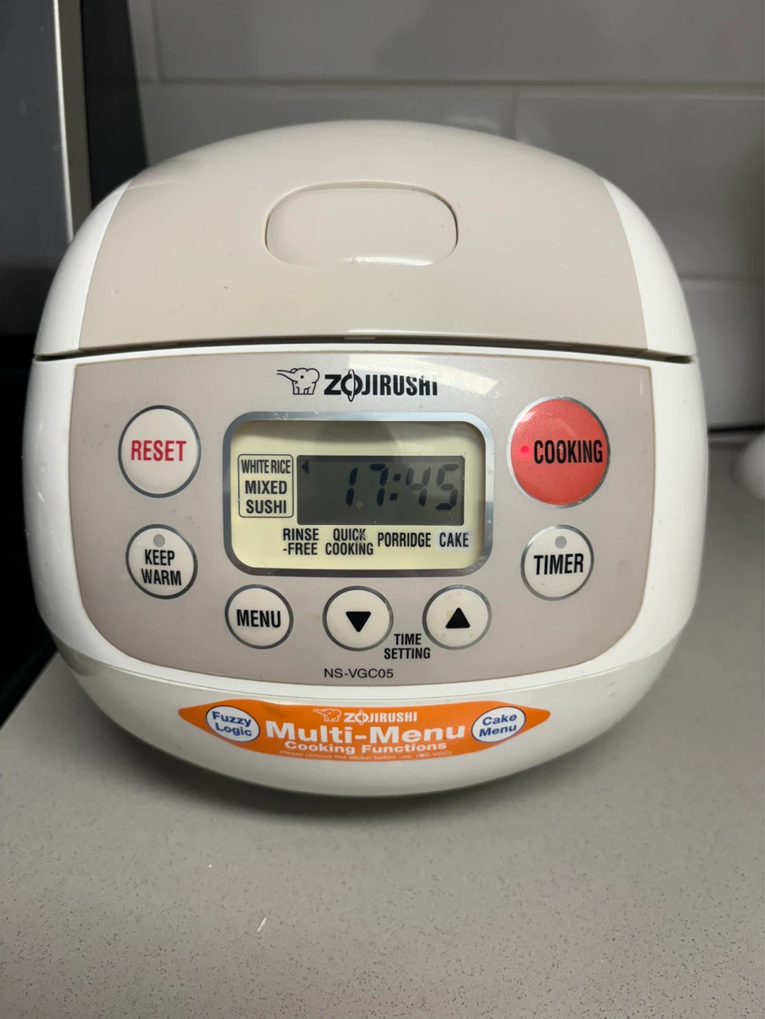 Zojirushi NS-VGC05 Multi-Menu Rice Cooker