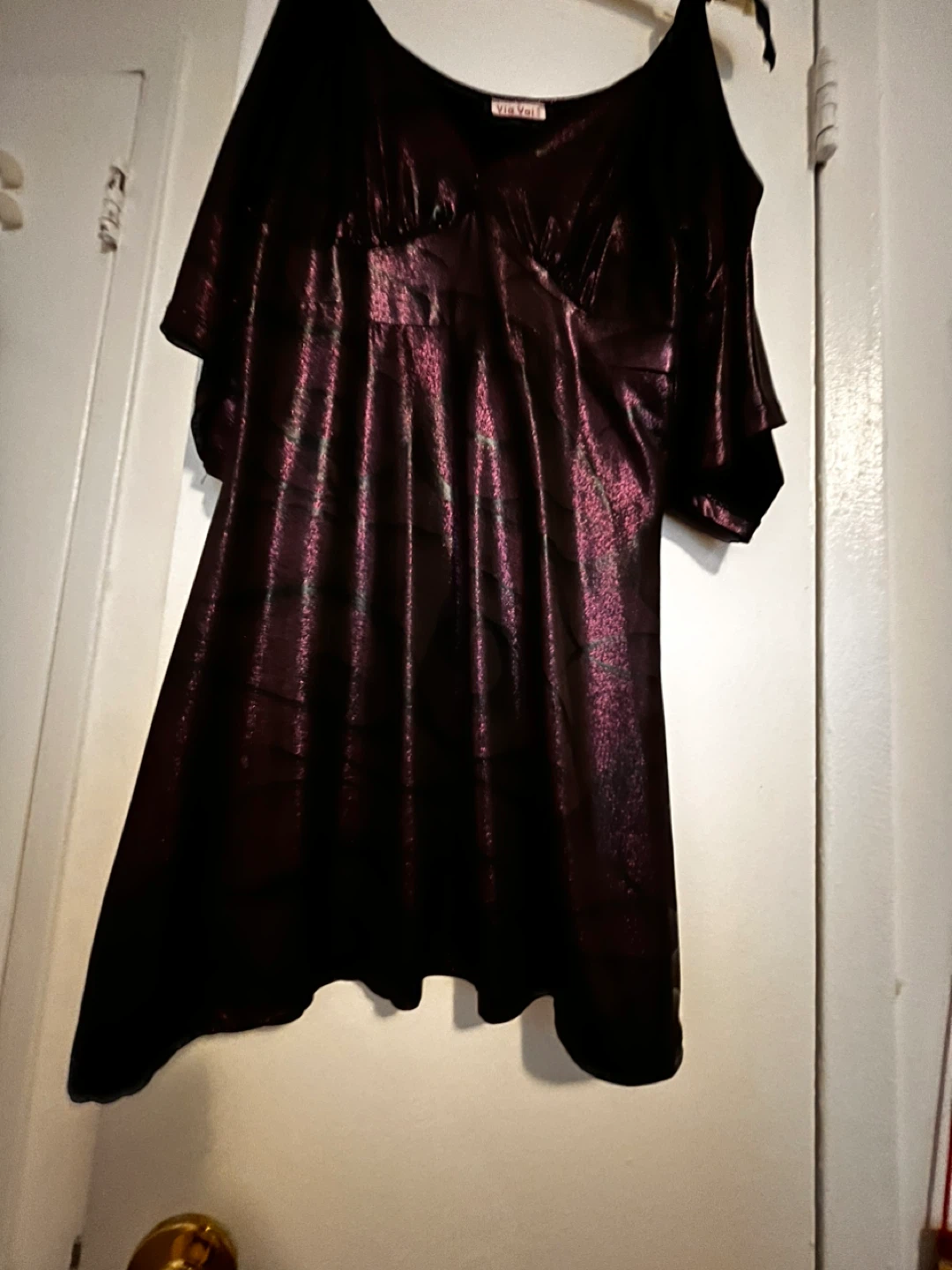 Via Voi USA Metallic  Purple Top S/M size - photo 2