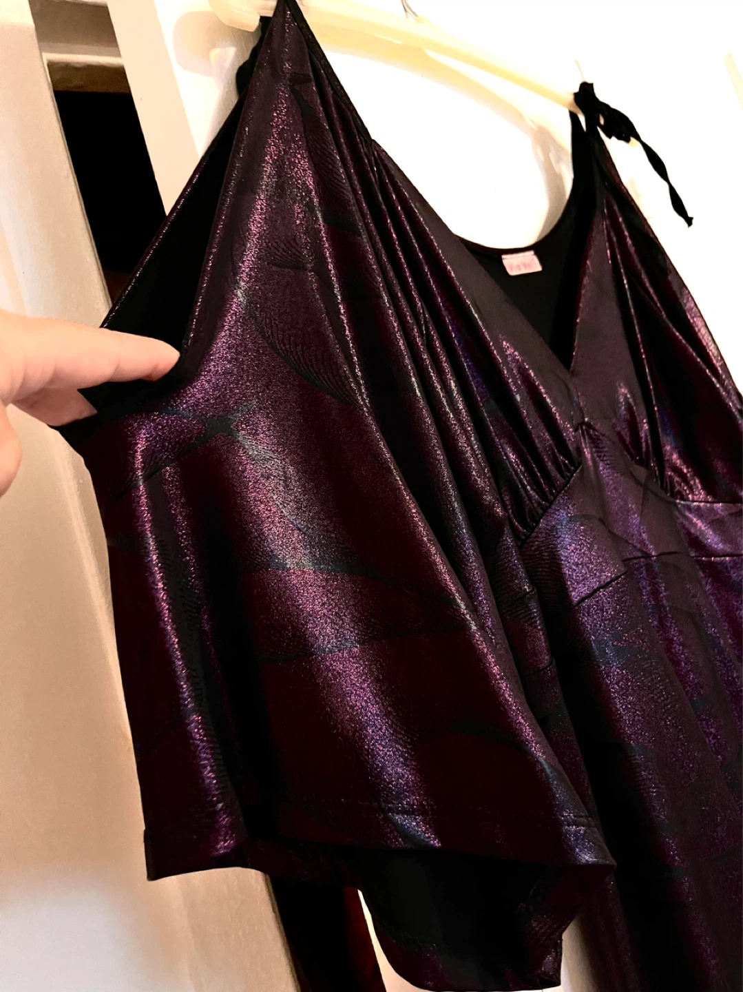 Via Voi USA Metallic  Purple Top S/M size - photo 4