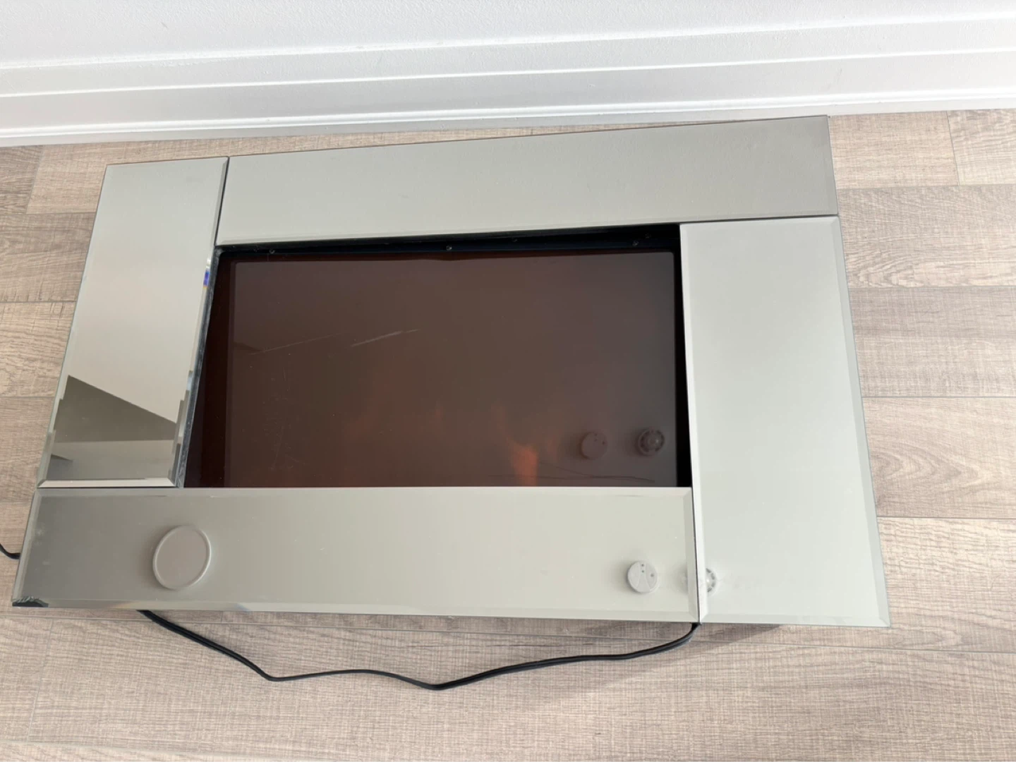 Mirrored Electric Fireplace Heater - photo 5