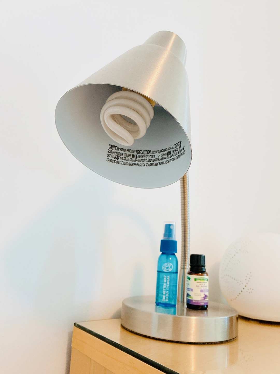 Silver Gooseneck Desk Lamp - photo 2
