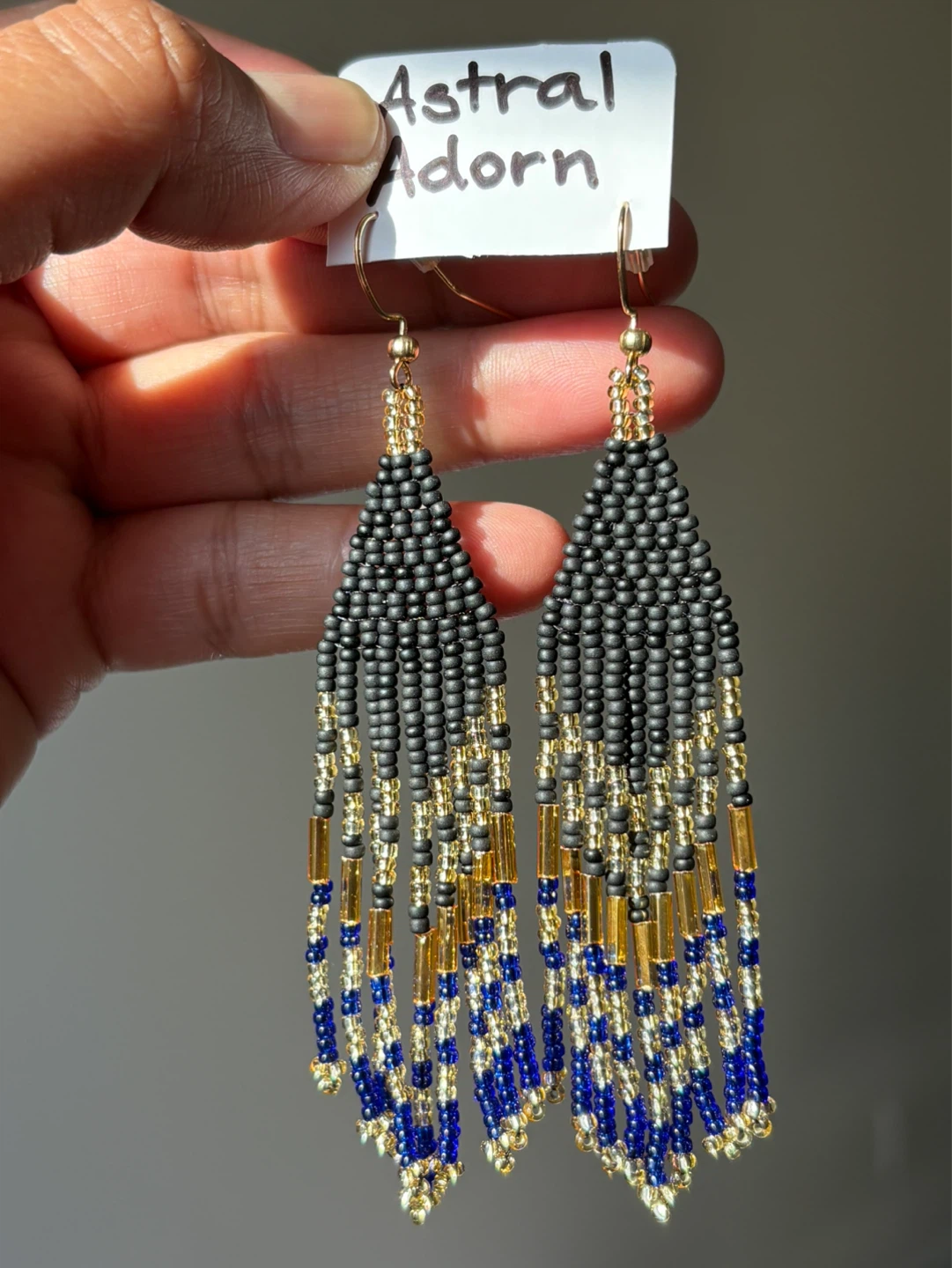 Astral Adorn Beaded Drop Earrings