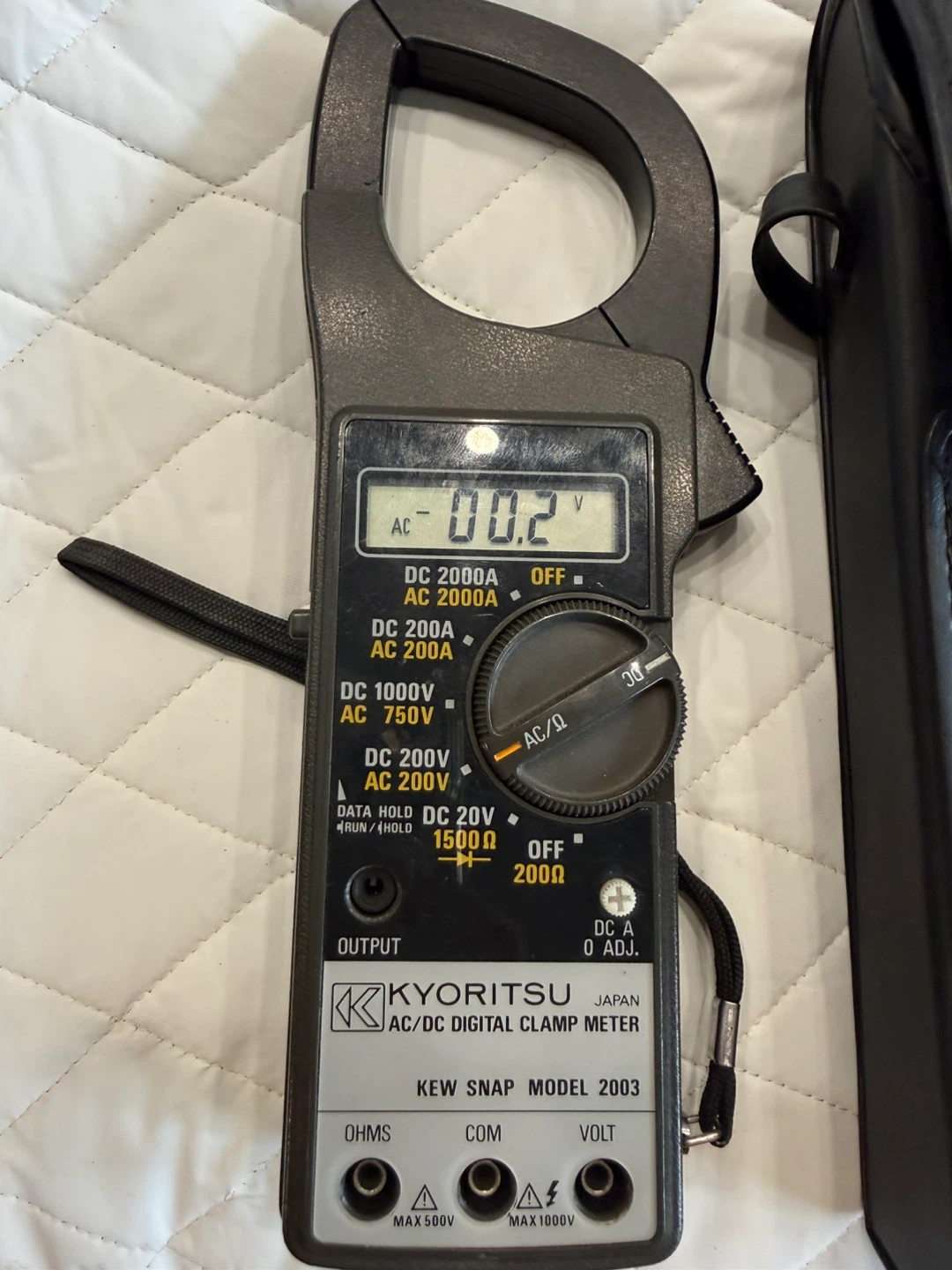 Kyoritsu KEW SNAP Model 2003 AC/DC Digital Clamp Meter - photo 4