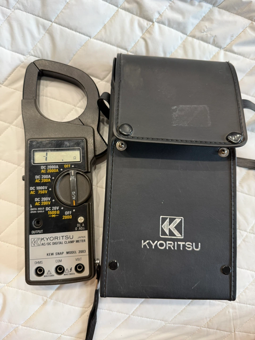 Kyoritsu KEW SNAP Model 2003 AC/DC Digital Clamp Meter