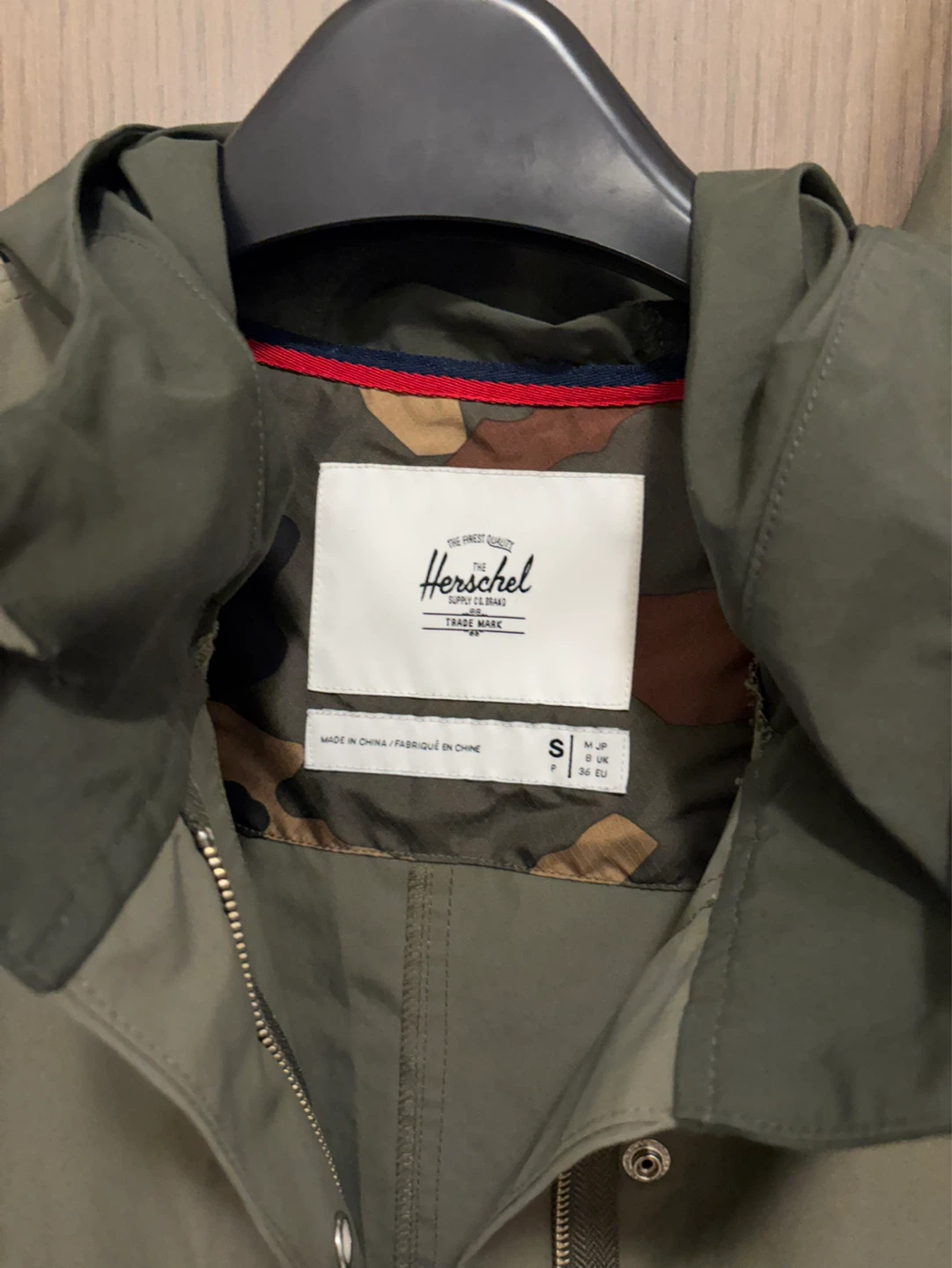 His & Hers Herschel Olive Green Parka Jackets - photo 2