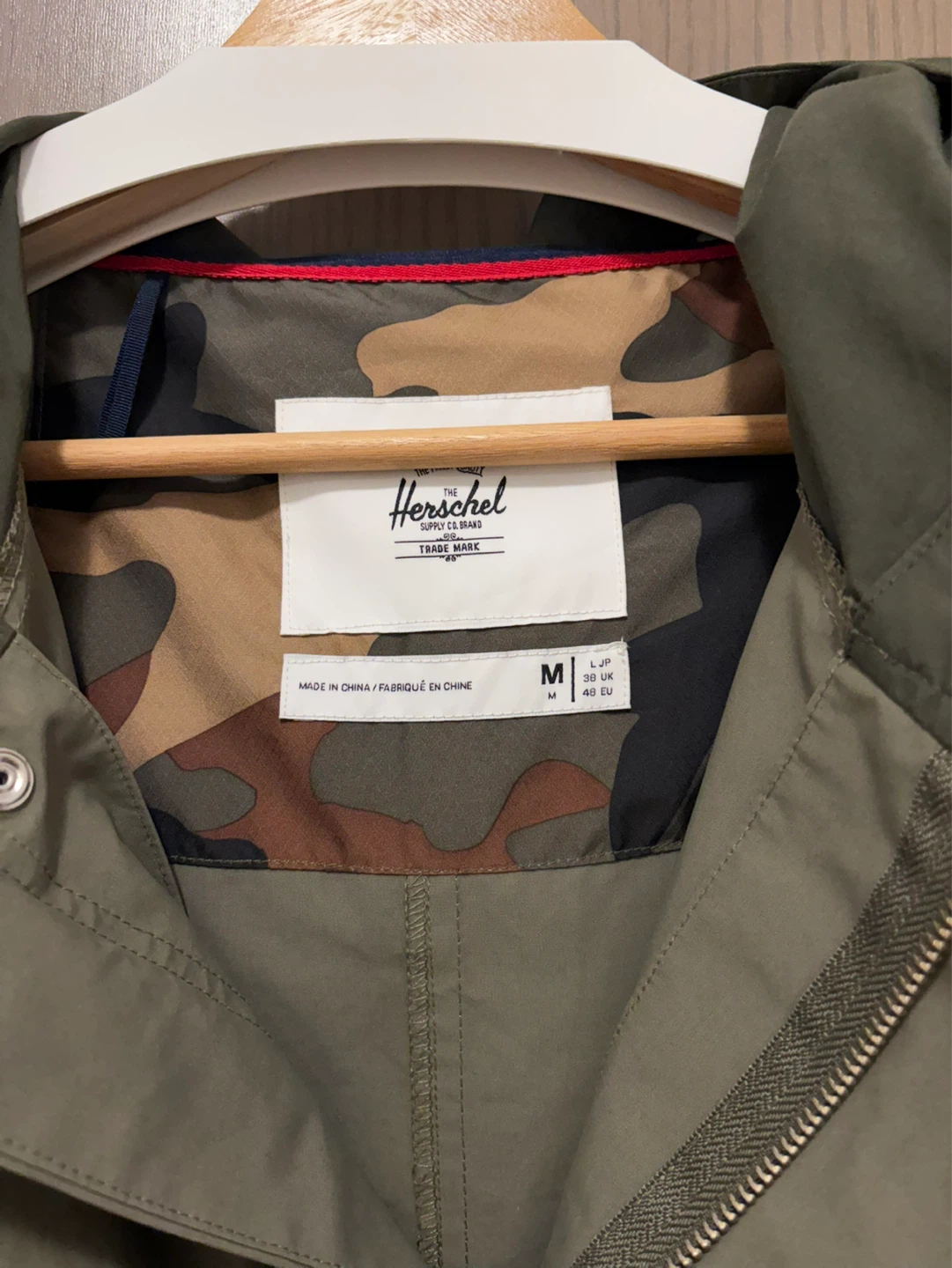 His & Hers Herschel Olive Green Parka Jackets - photo 3