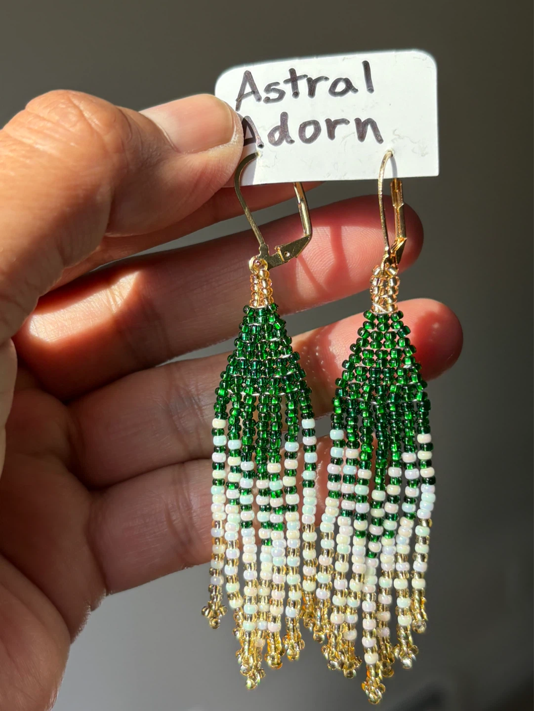 Astral Adorn Beaded Drop Earrings