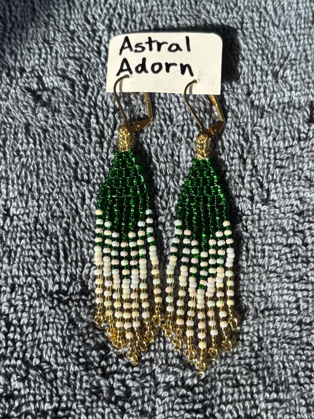 Astral Adorn Beaded Drop Earrings - photo 2