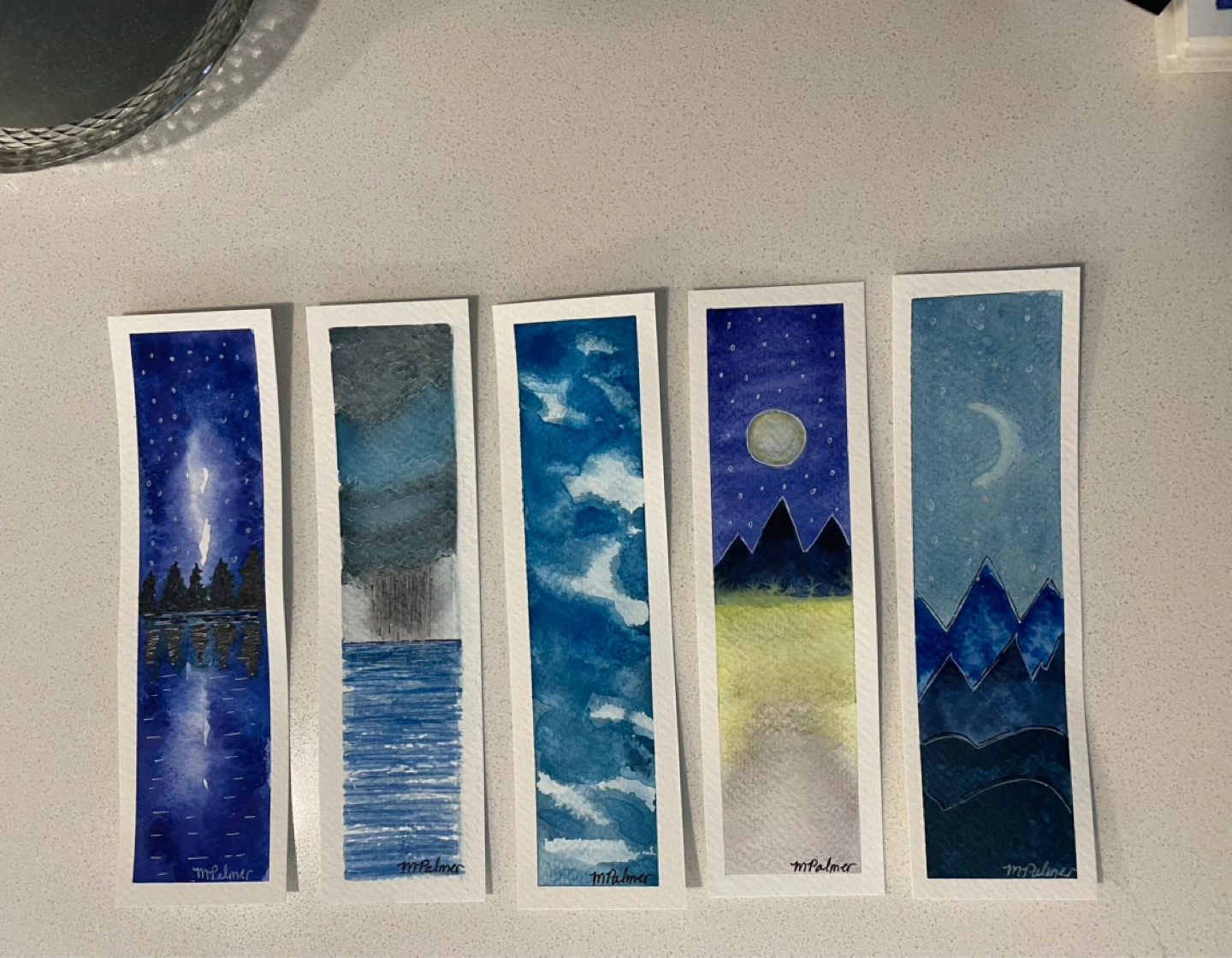 Watercolour Bookmarks - photo 3