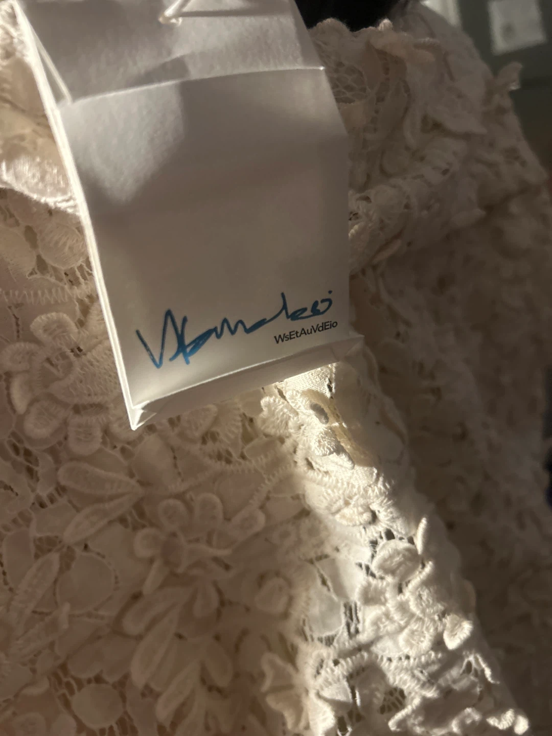 New Cream Lace Button-Up Shirt - photo 3