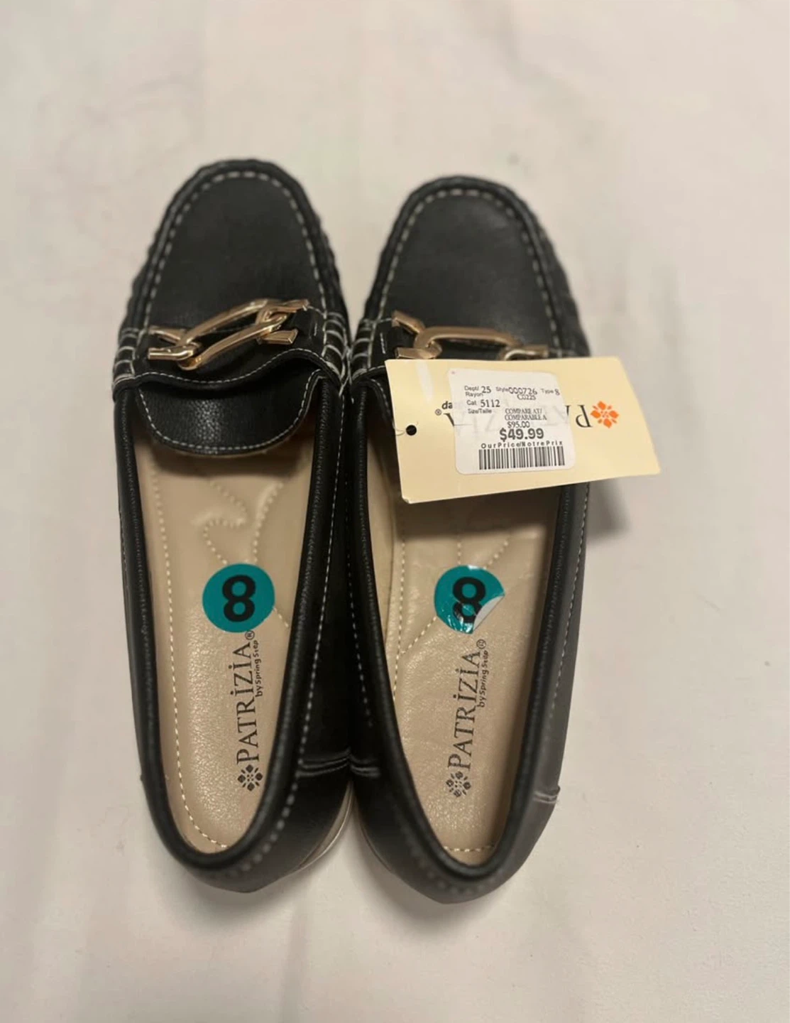 Patrizia by Spring trStep Loafers – Size 8 – Black – NWT
