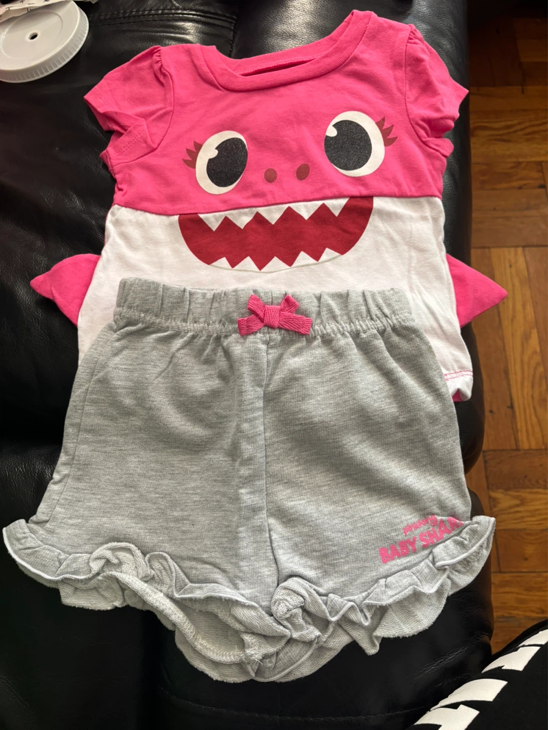 Pinkfong Baby Shark Toddler Girls T-Shirt & Shorts Set 2T Pink - photo 3