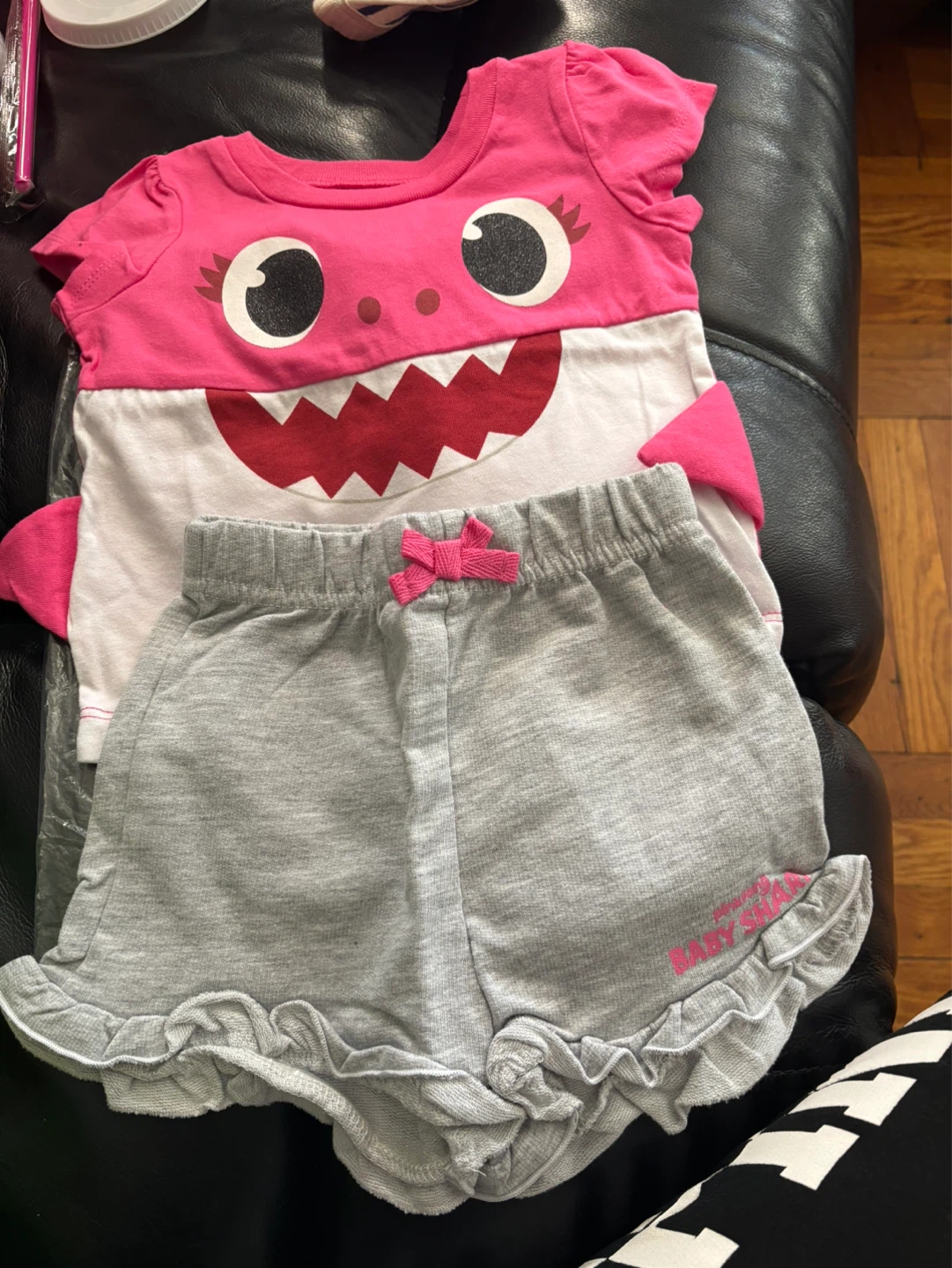 Pinkfong Baby Shark Toddler Girls T-Shirt & Shorts Set 2T Pink - photo 5