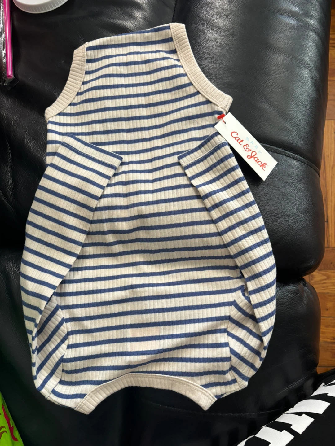 Cat & Jack Baby Boys' Striped Bodysuit 18M