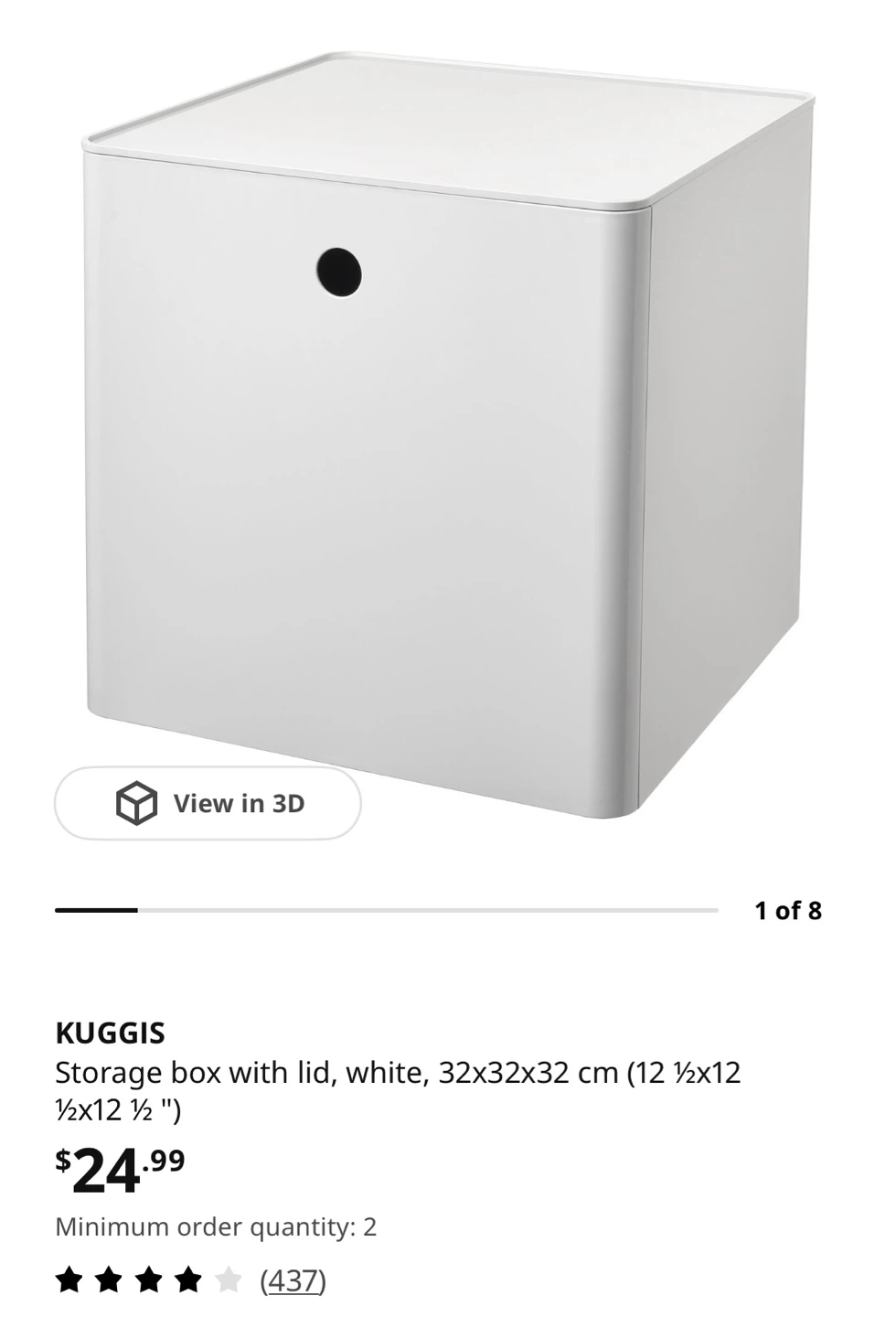 IKEA KALLAX Shelf Unit with 4 Drawers and 4 Storage Bins - photo 3