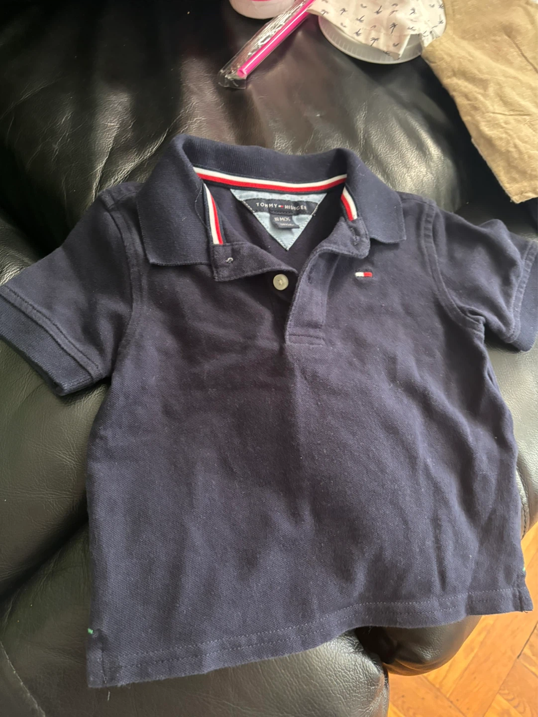 Tommy Hilfiger Navy Polo Shirt - 18 Months - photo 2