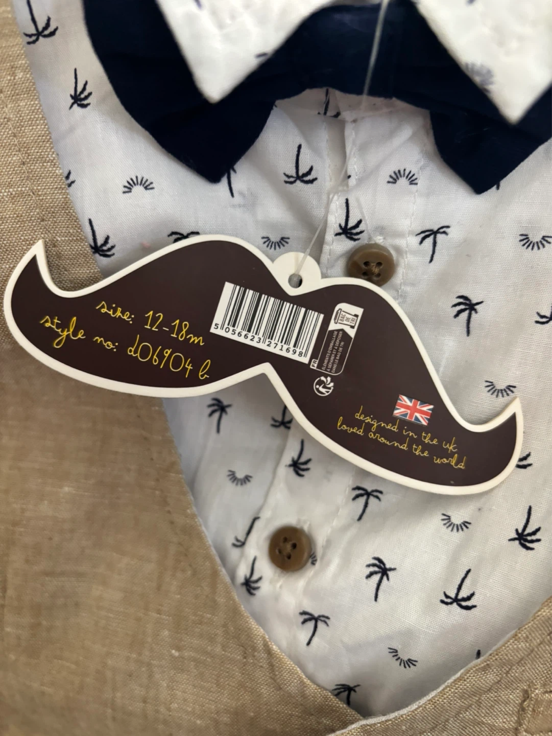 Baby Boy Outfit 5-Piece Vest Set - photo 5