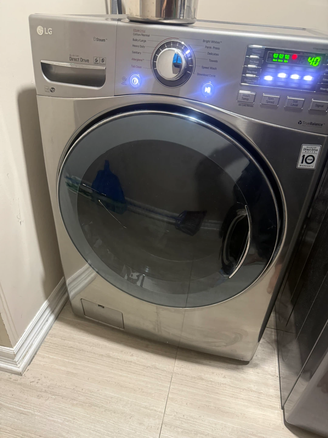 LG Front Load washer and Samsung Dryer - photo 4
