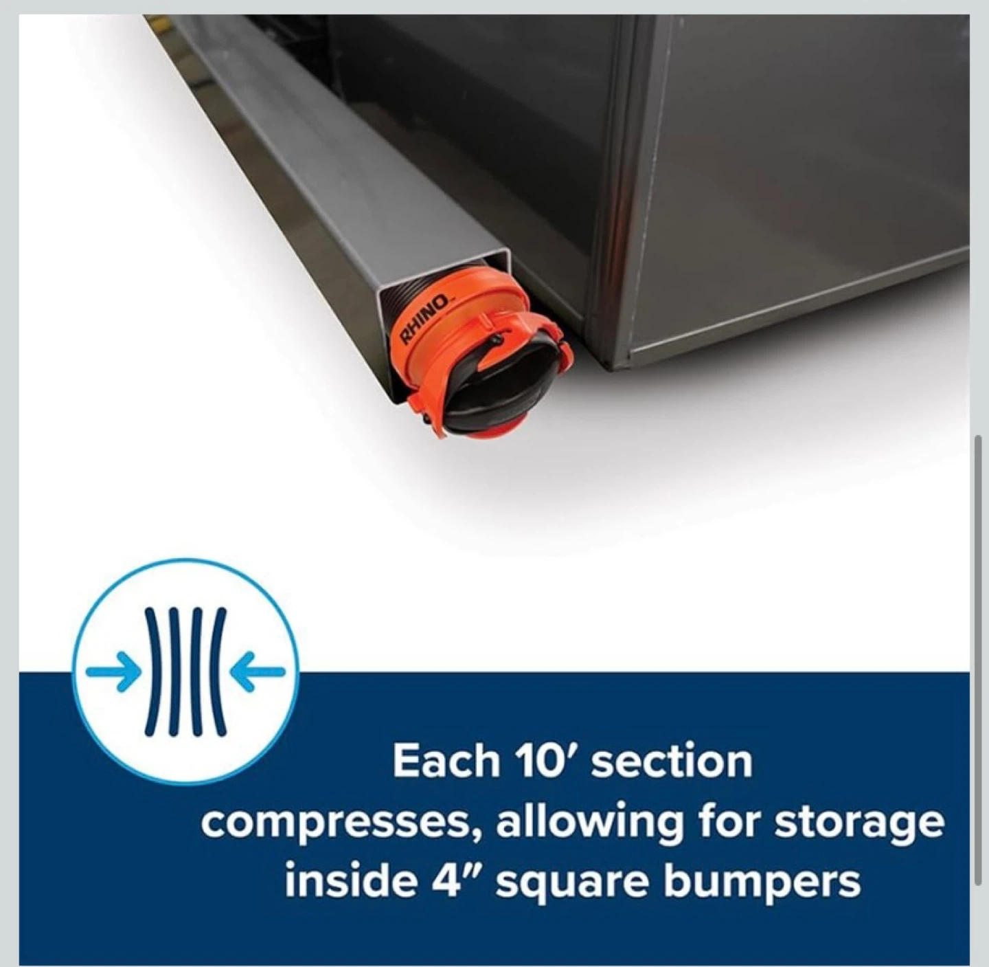 New Camco RhinoFLEX 20' Sewer Hose Kit with Swivel Fittings - photo 4