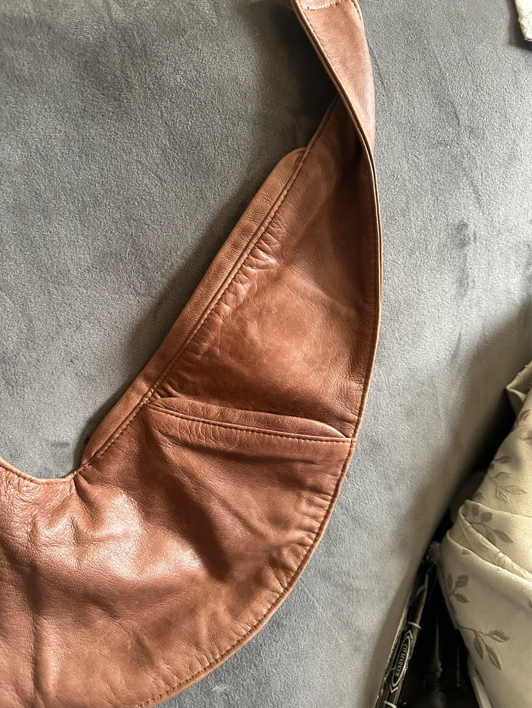 Sash Bag genuine leather crossbody sling purse - photo 3