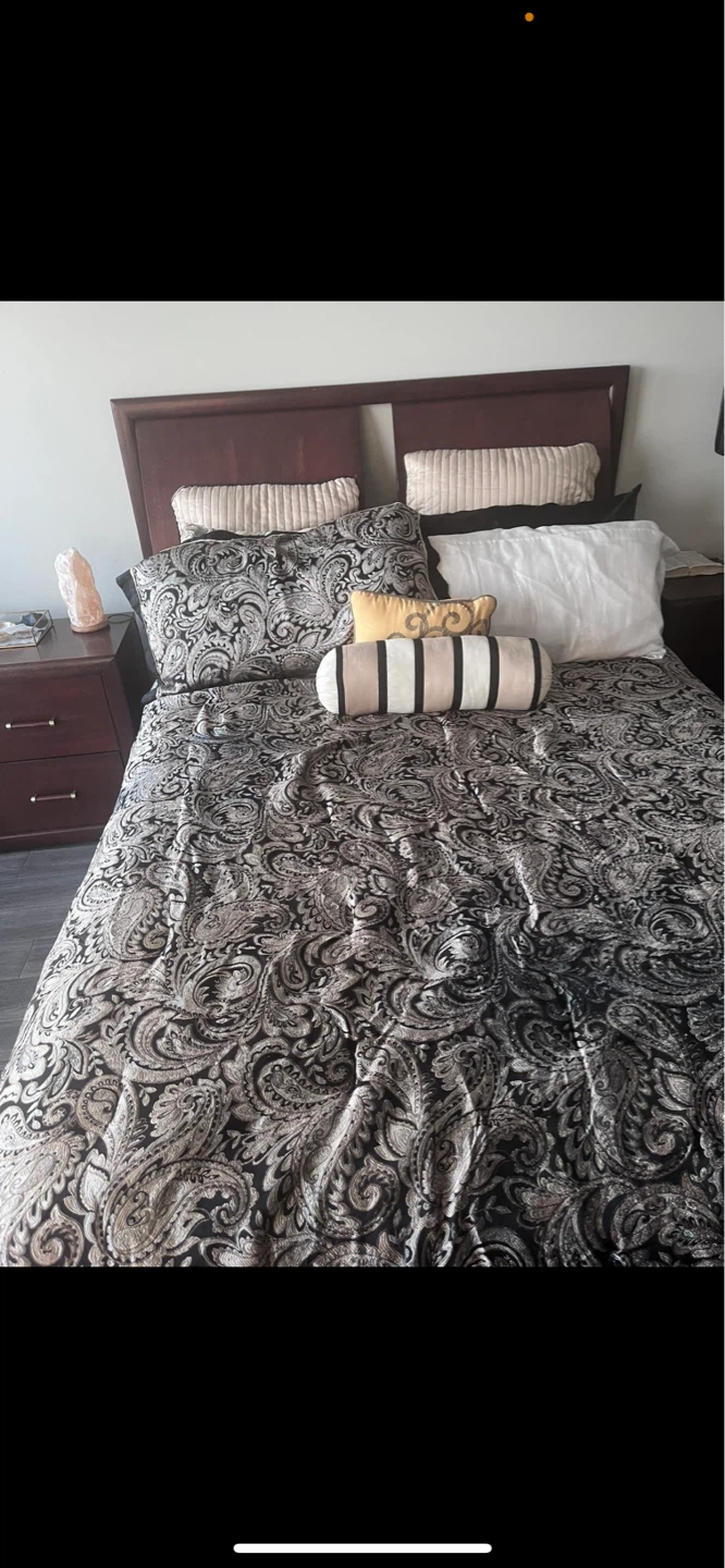Wooden Bed Frame with Drawers. Need gone this weekend
