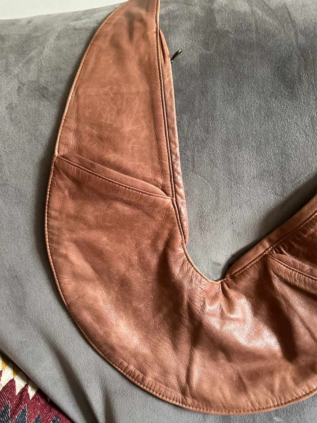 Sash Bag genuine leather crossbody sling purse - photo 2