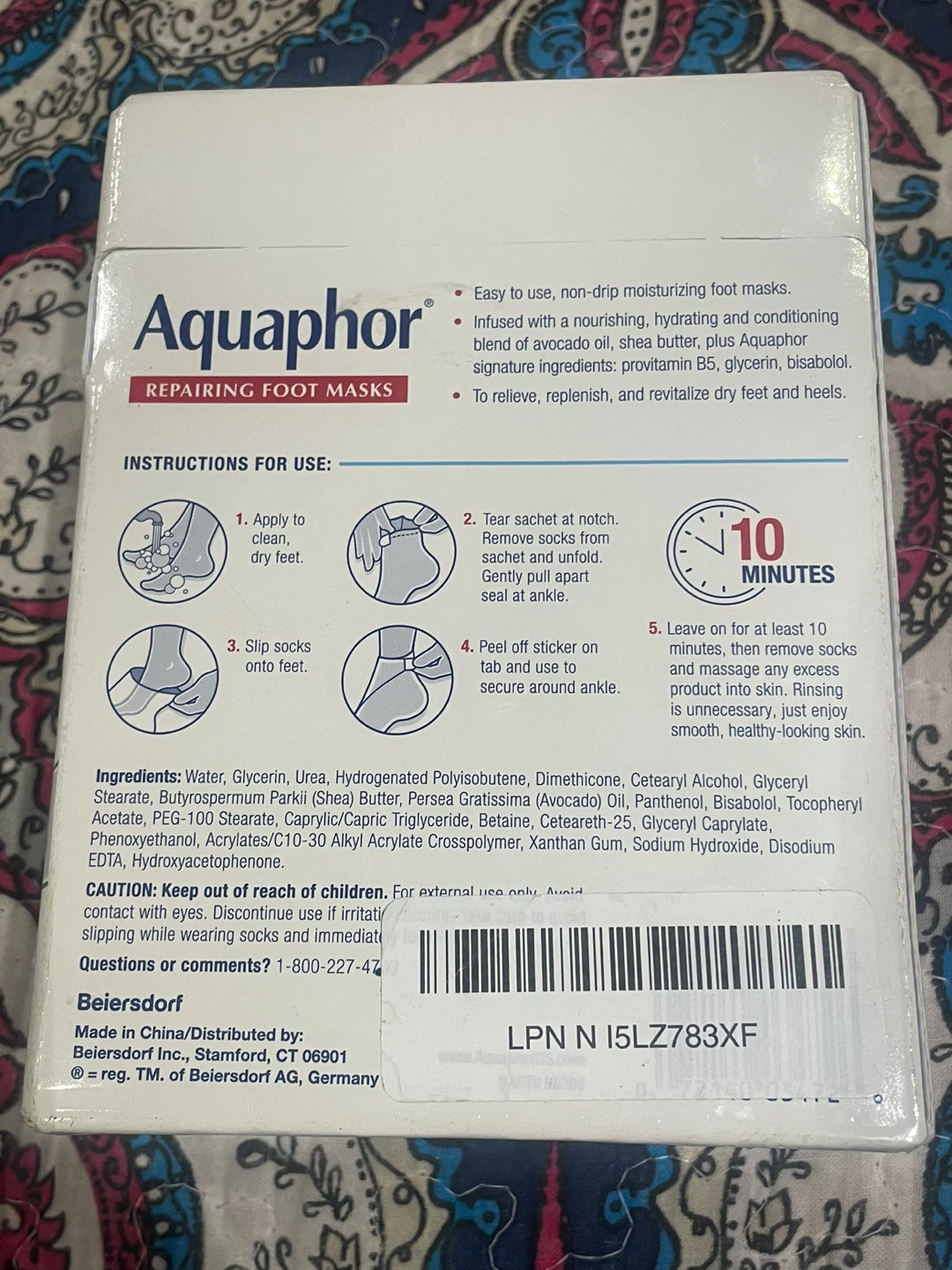 Aquaphor Repairing Foot Masks - photo 2