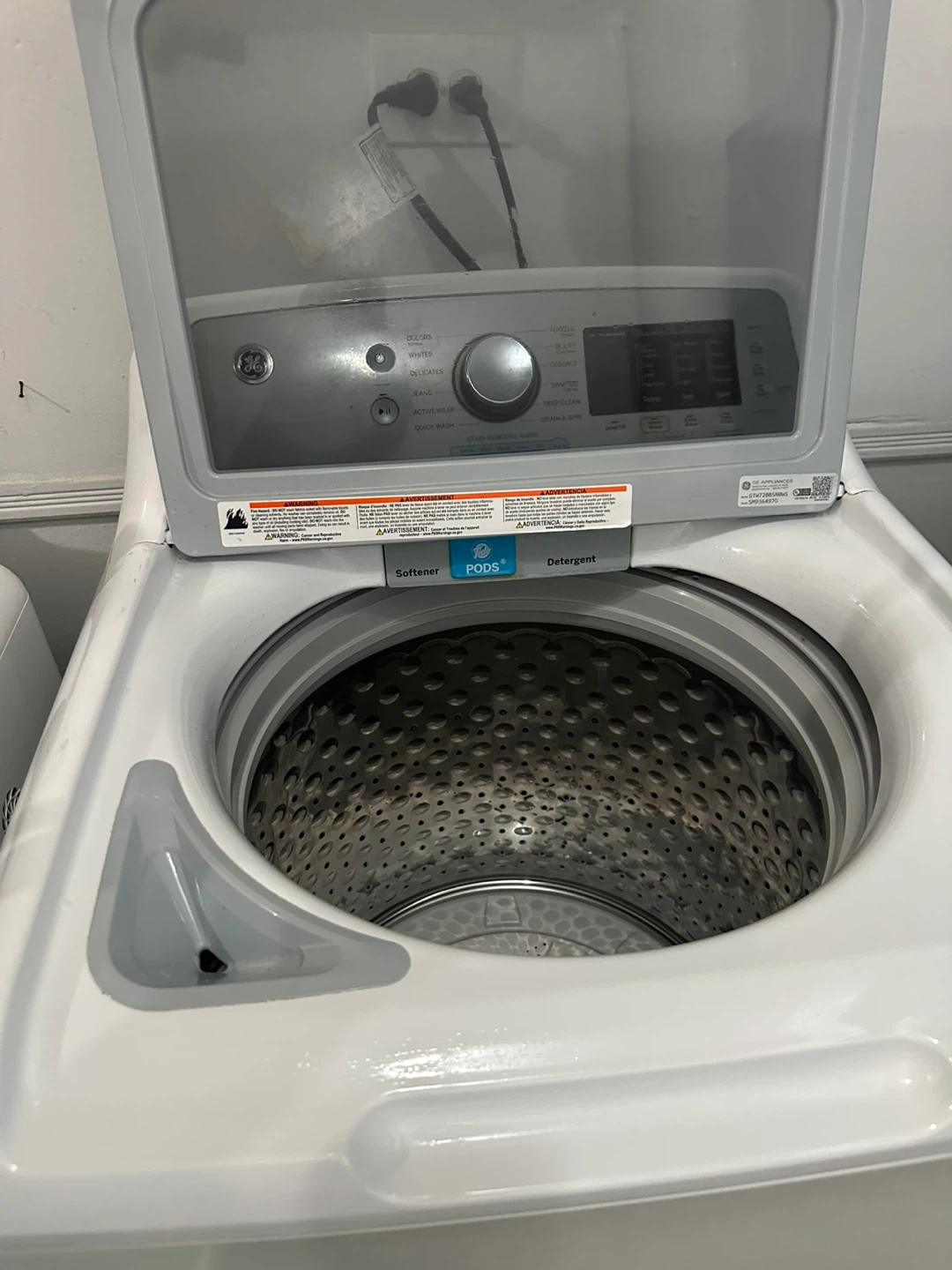 GE Top Load Washing Machine - photo 3