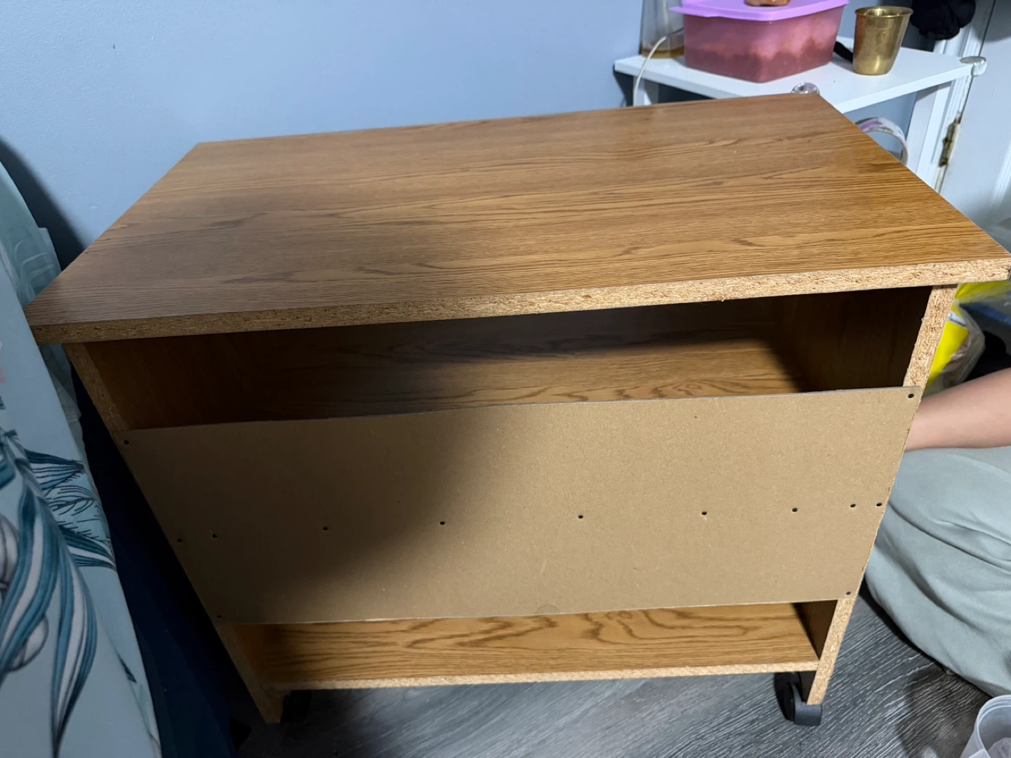 Oak Rolling Storage Cart - photo 5
