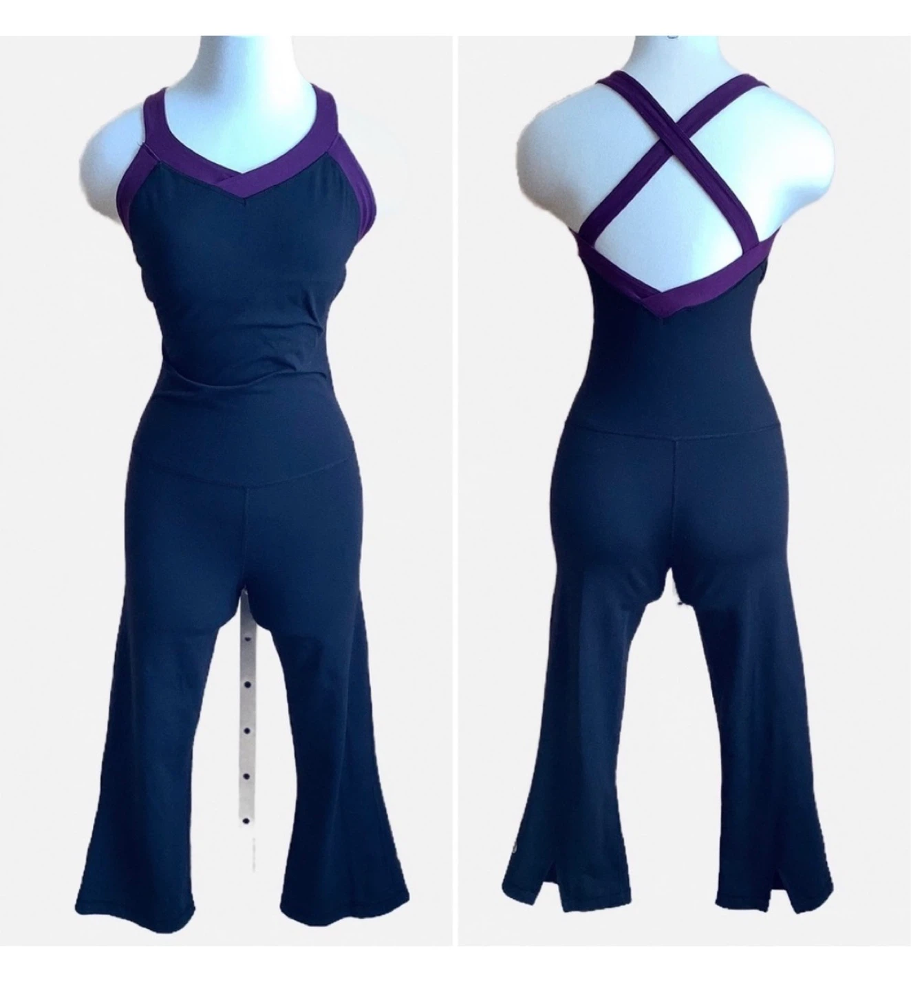 Vintage lululemon Black & Purple Yoga Jumpsuit