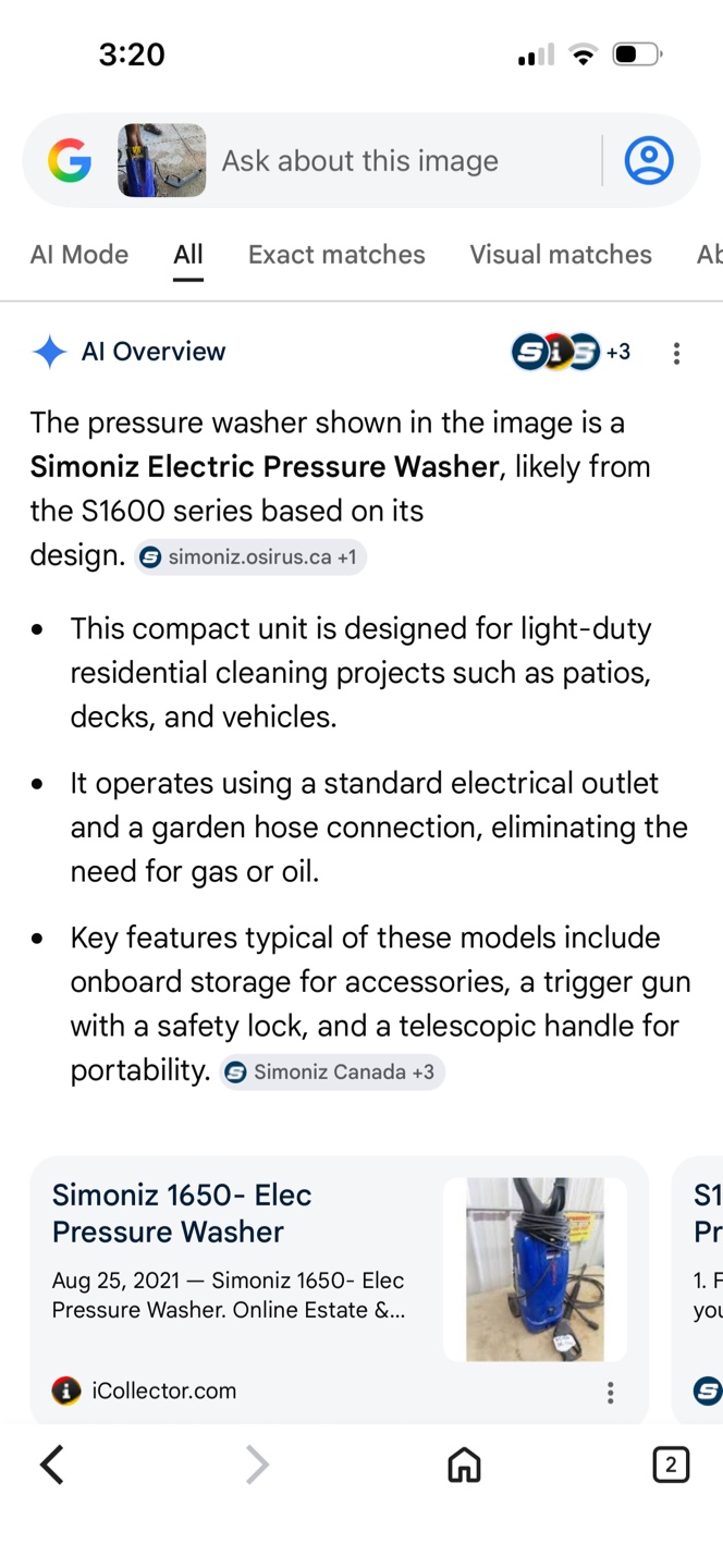 Simsoniz Electric Pressure Washer S1600 Series - photo 4