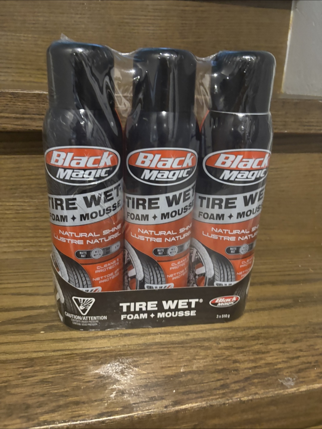 Black Magic Tire Wet Foam + Mousse (3 x 510g)