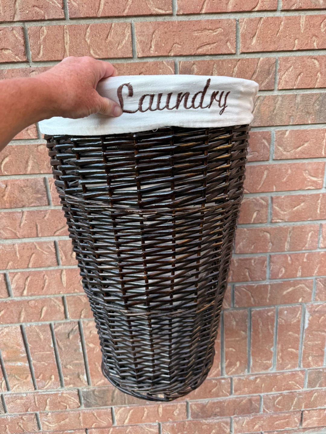Wicker Laundry Basket - photo 2