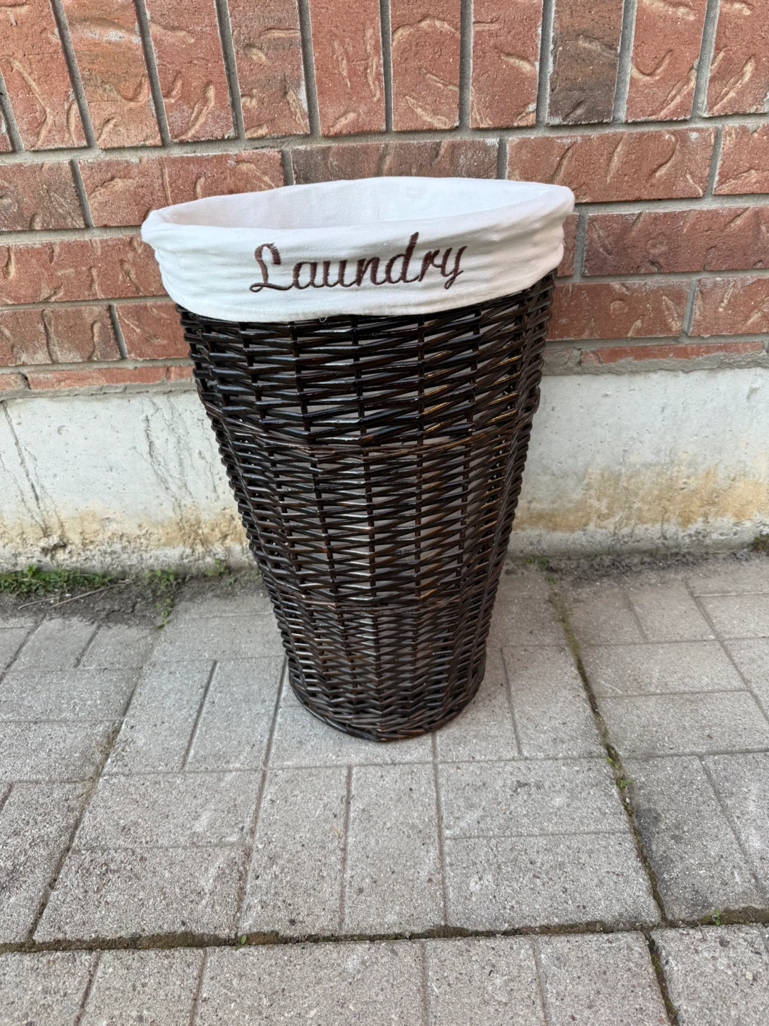 Wicker Laundry Basket
