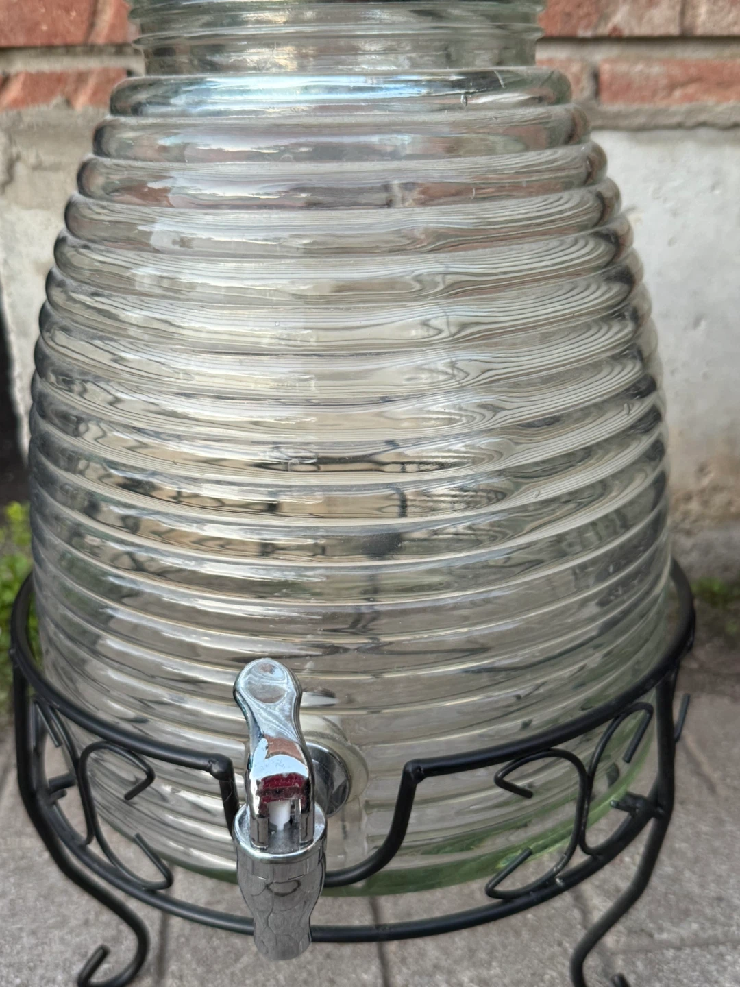Glass Beverage Dispenser with Stand - photo 3