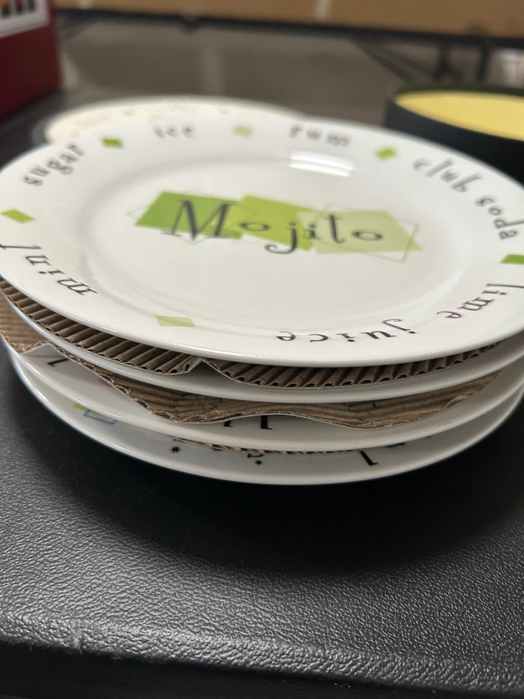 Martini Set of 4 Cocktail Plates - photo 2