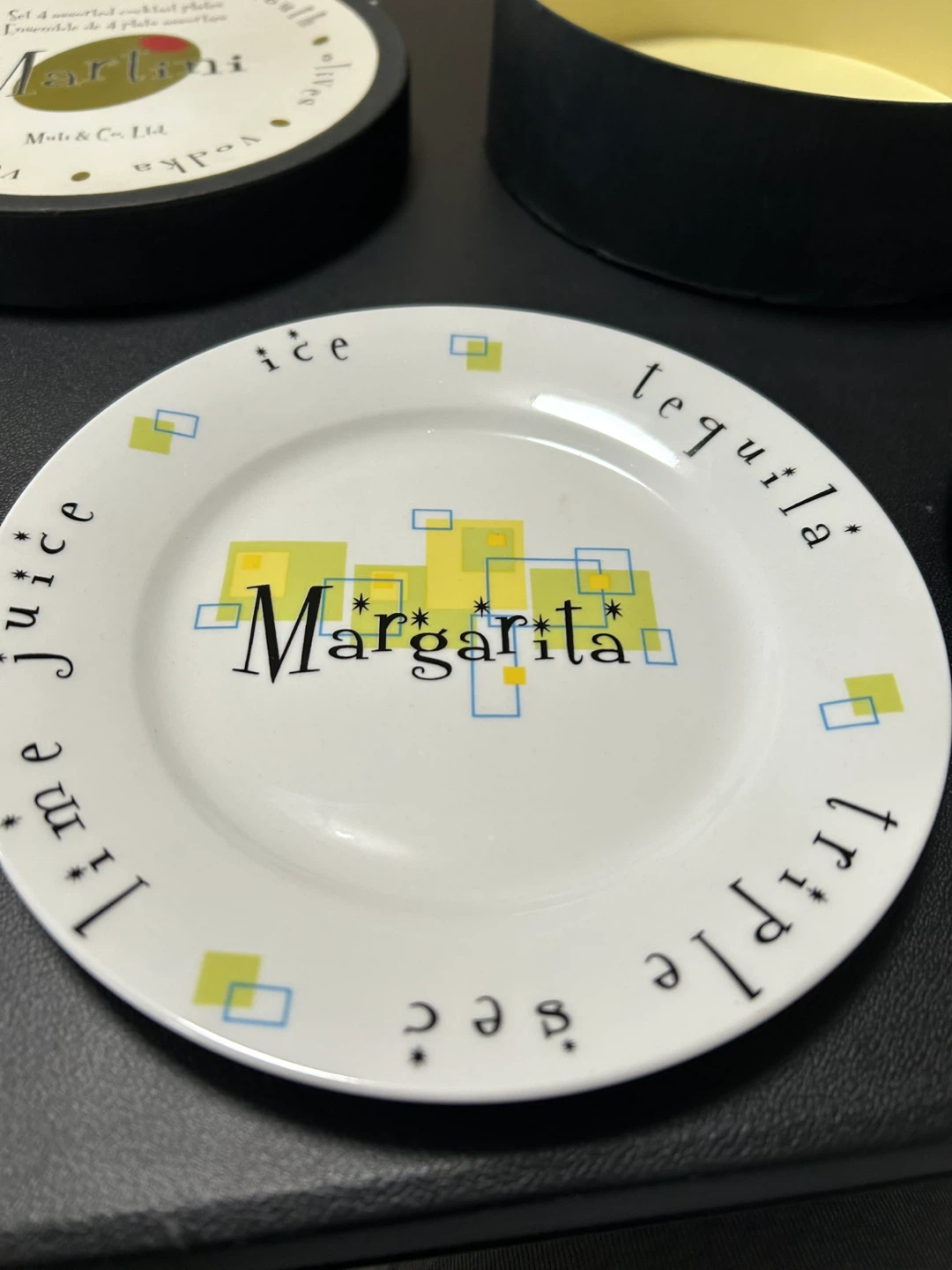 Martini Set of 4 Cocktail Plates - photo 5