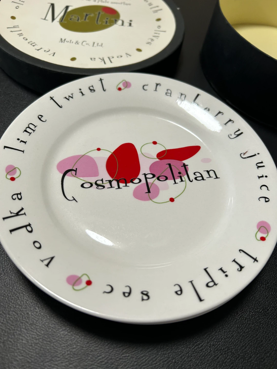 Martini Set of 4 Cocktail Plates - photo 4
