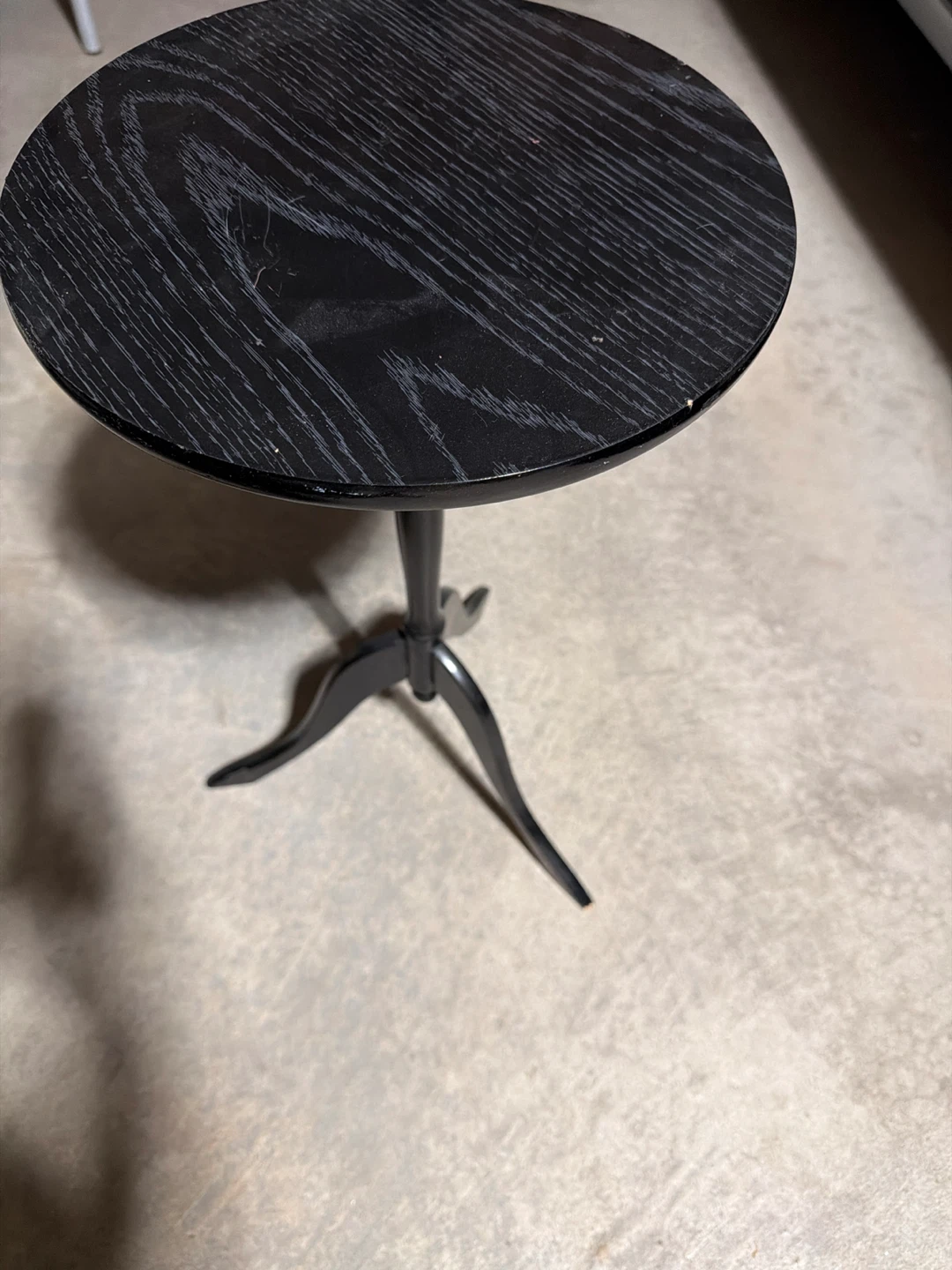 Black Accent Side Table