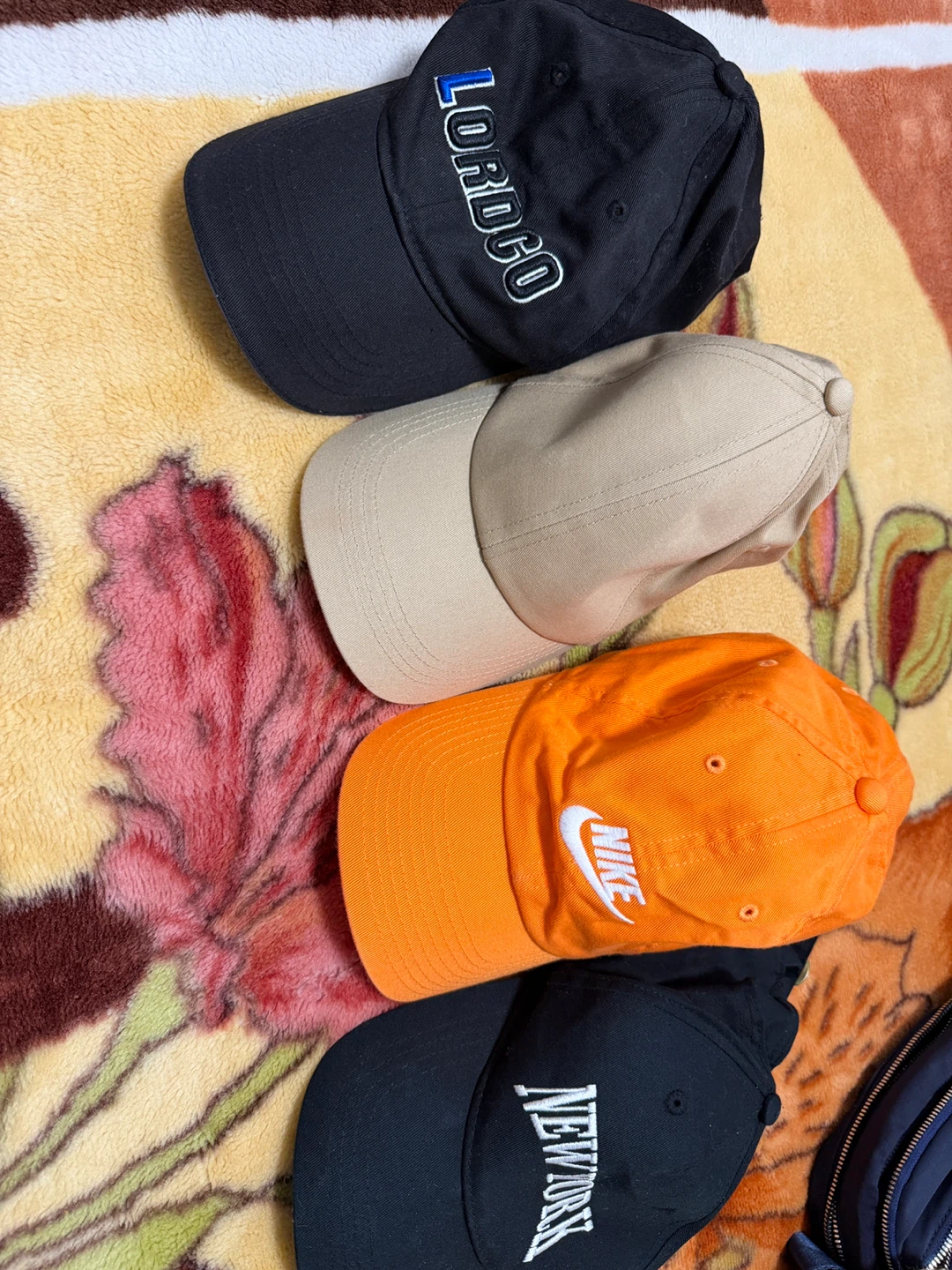 Lot of 4 Baseball Caps