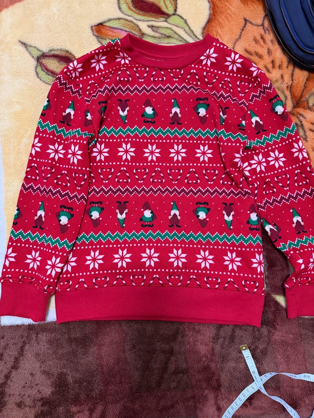 George Christmas Gnome Sweater M/M (7-8)
