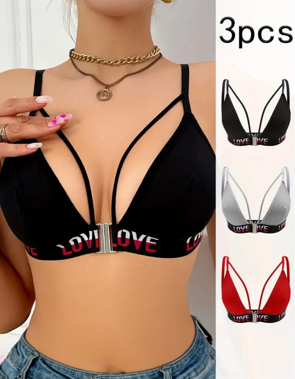3-Pack Women's Bra Set - photo 4